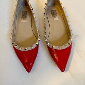 AUTHENTIC VALENTINO FLATS, SIZE 7